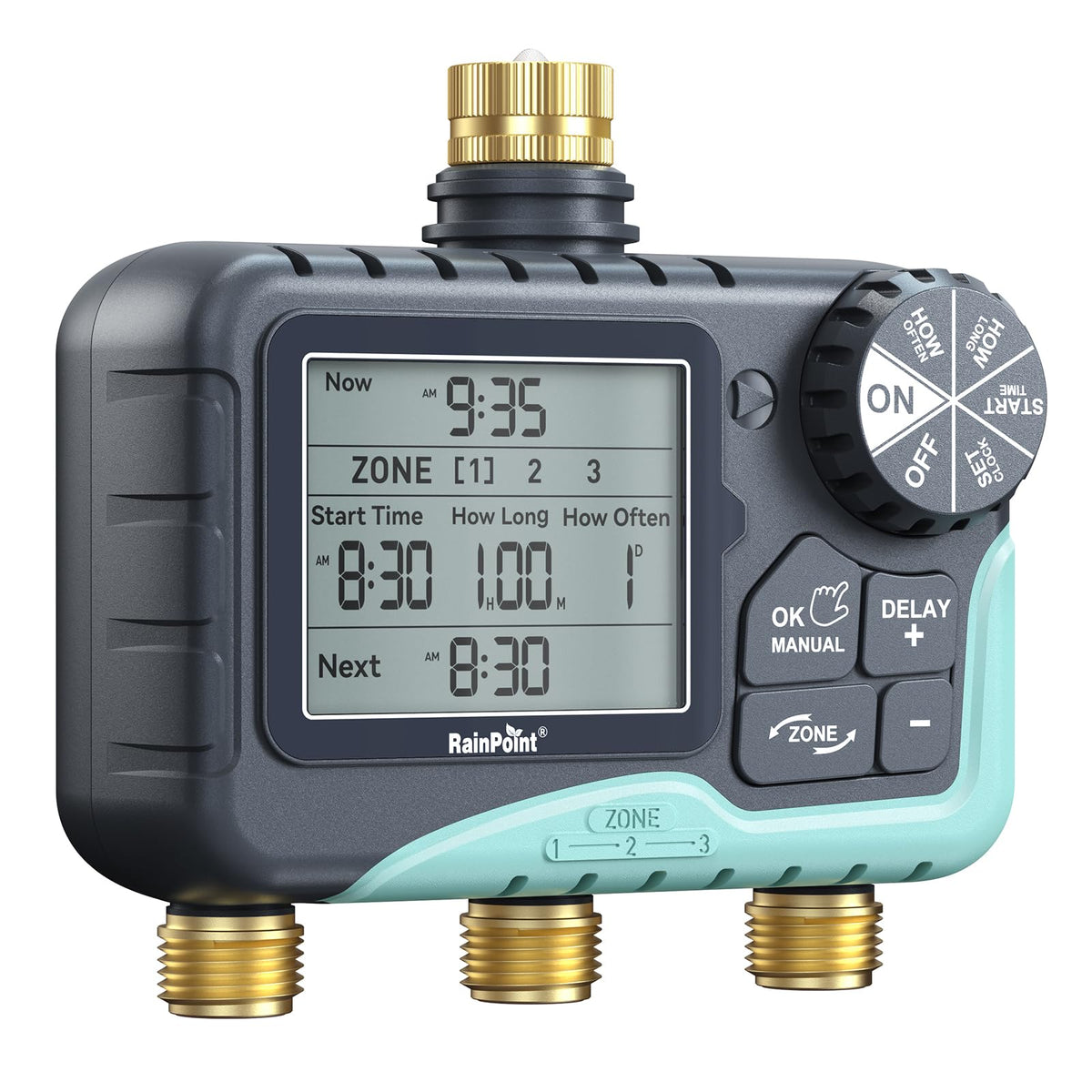 3‑Zone Water Timer