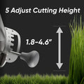 Mowrator S1 2WD 45% Slope Remote Control Lawn Mower with Leaf Shredding Vacuum