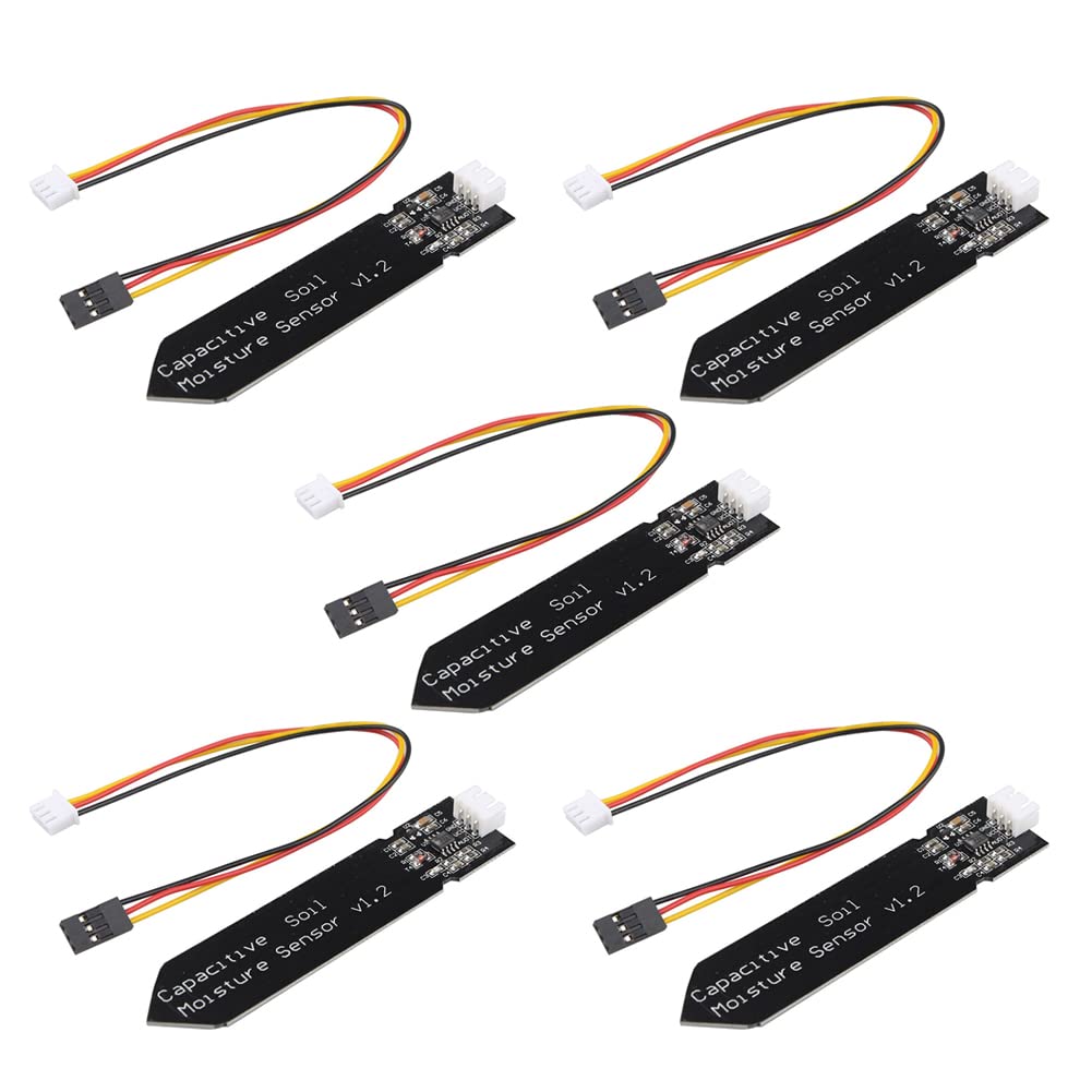 5PCS Capacitive Analog Soil Moisture Sensor Module 3.3~5.5V