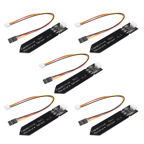 5PCS Capacitive Analog Soil Moisture Sensor Module 3.3~5.5V