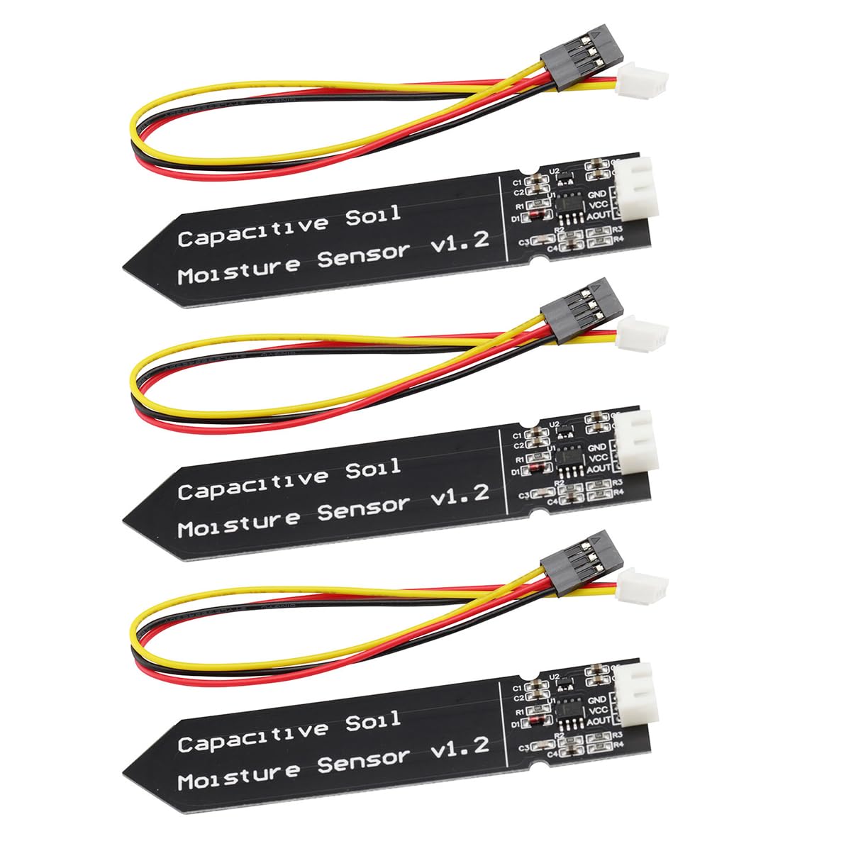 3PCS Capacitive Analog Soil Moisture Sensor 3.3-5.5V