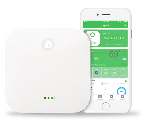 Sprite 6 Zone Smart Sprinkler Controller for Lawn 2.4G WiFi