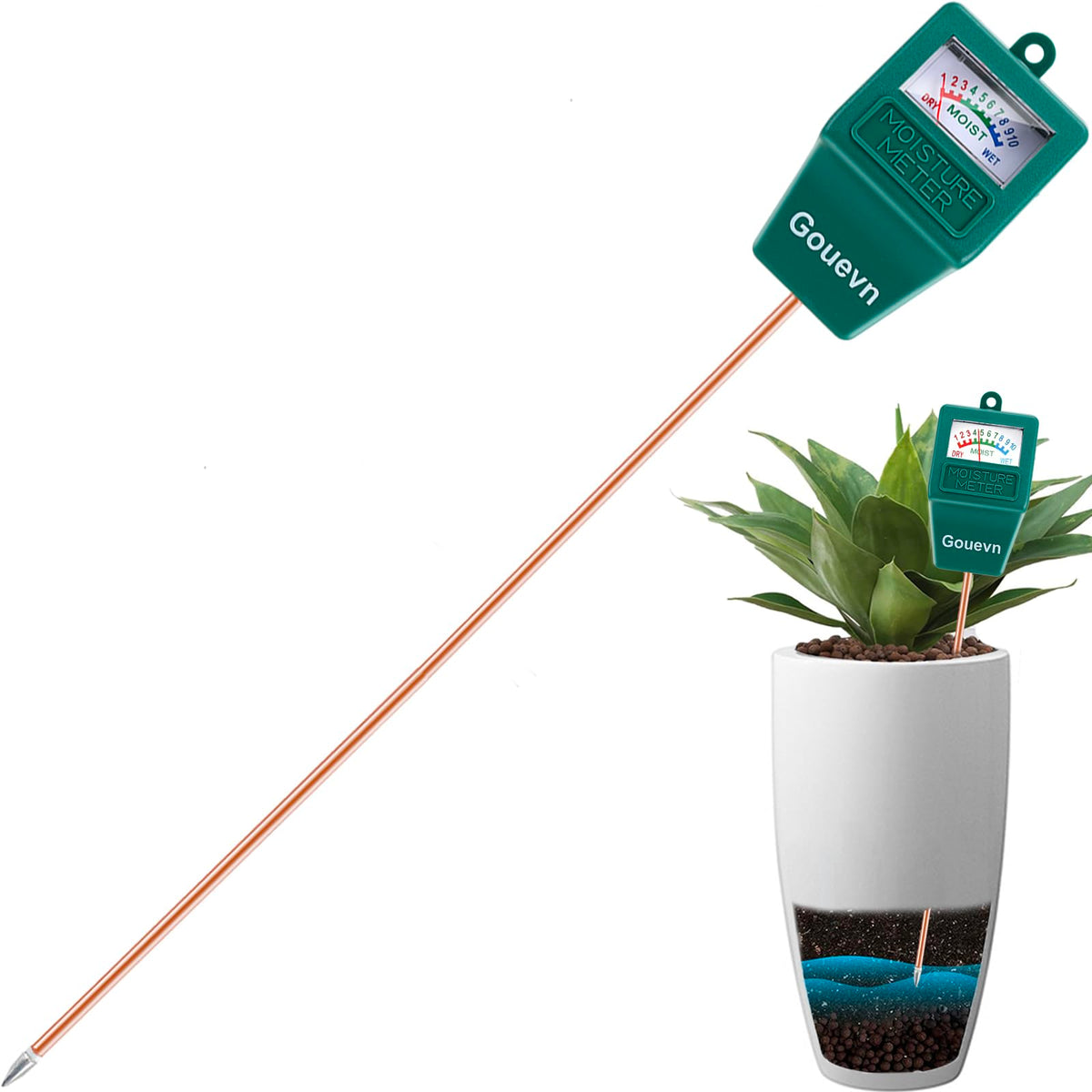 Long Probe Soil Moisture Meter for Plants
