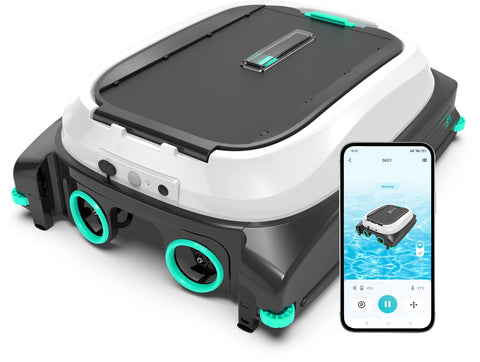 SK01 Solar Pool Skimmer Robot with APP