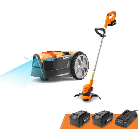 OcuMow Robot Lawn Mower with Cordless 24V MAX 10” Grass