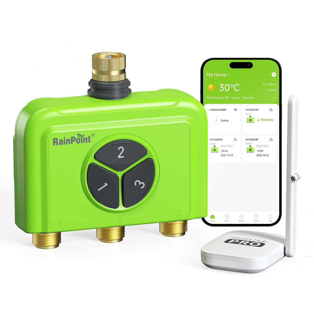 3 Zone WiFi Water Timer with Smart Gateway
