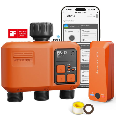 Smart WiFi Sprinkler Timer 3 Zone
