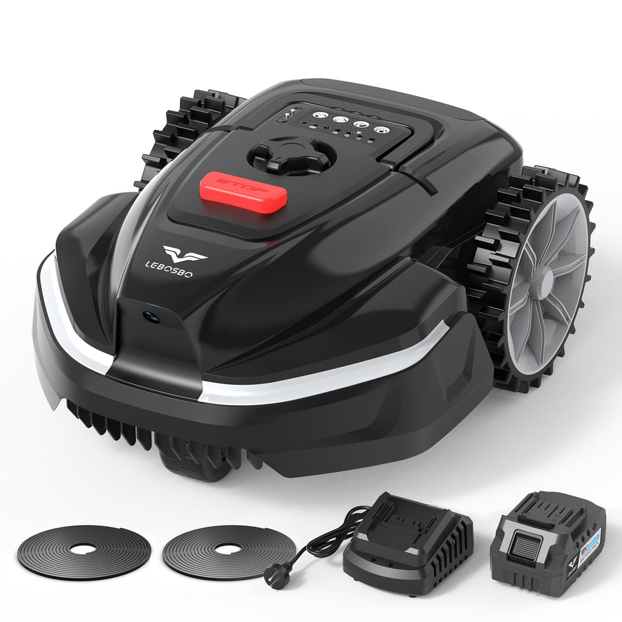 V3 AI Vision Robotic Lawn Mower, 1600 Sq.Ft