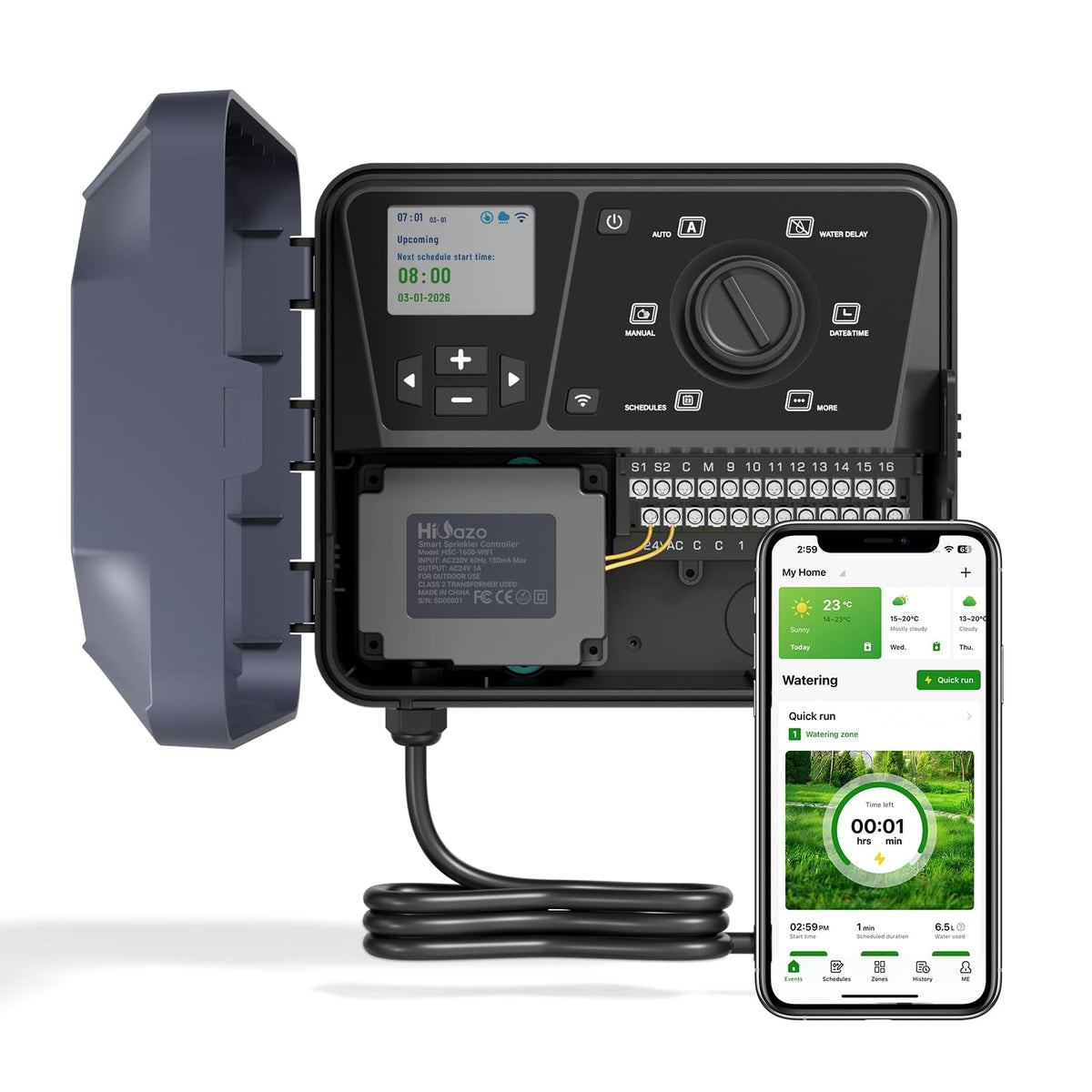 Smart Sprinklers Controller 2.4GHz WiFi