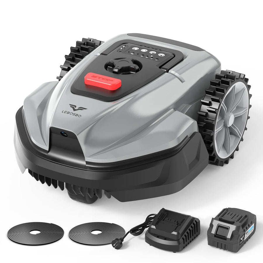 V3 AI Vision Robotic Lawn Mower, 1600 Sq.Ft