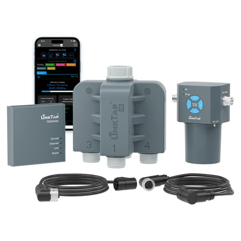 Q1 4-Zone Wireless Water Timer & Gateway