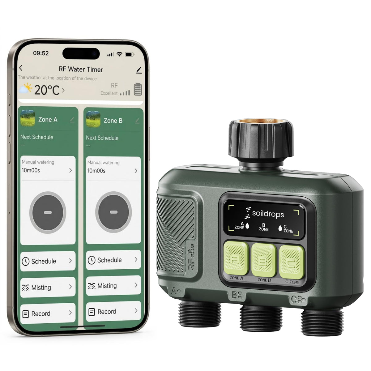WiFi Water Timer Smart Irrigation Controller with Gateway
