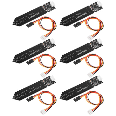 6PCS Updated Capacitive Soil Moisture Sensor