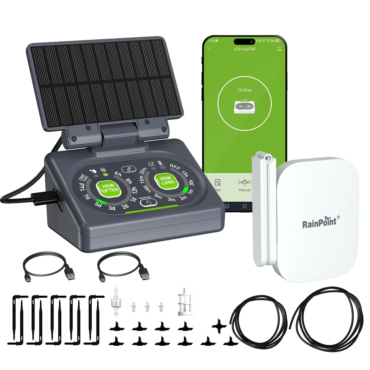 WiFi Smart Programmable Solar Drip Irrigation System for