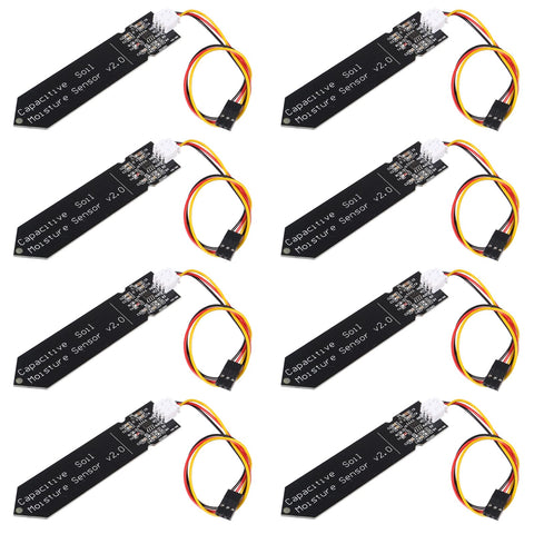 8Pcs Capacitive Soil Moisture Sensor Module Corrosion
