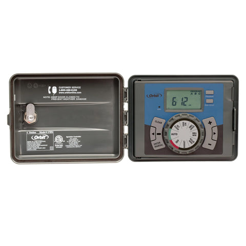 Easy-Set Logic 4-Station Indoor/Outdoor Sprinkler Controller