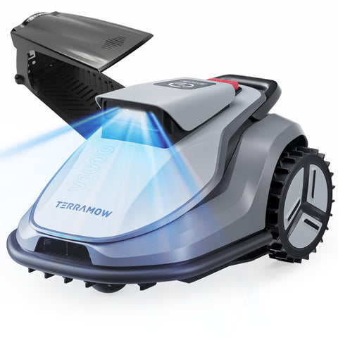 V1000 Robotic Lawn Mower, Max 0.3 Acre, No Wire/RTK