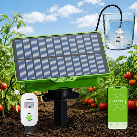 Solar WiFi Drip Watering System & WiFi Moisture Sensor