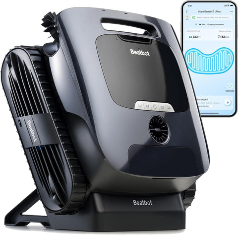 AquaSense 2 Ultra AI Vision Pool Vacuum with Caddy for