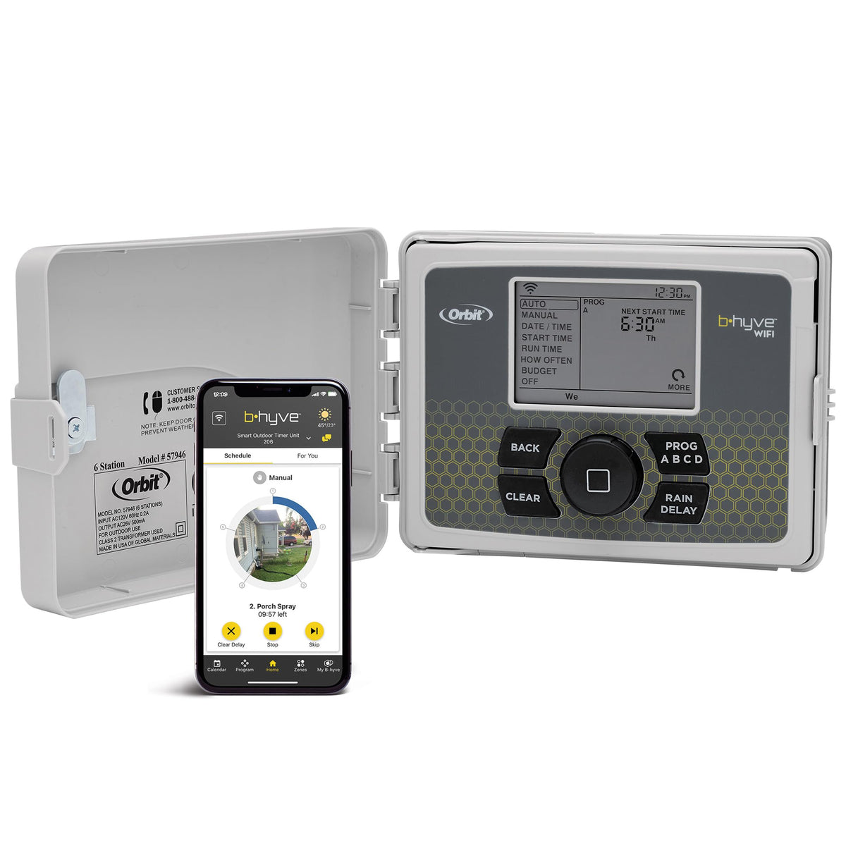 B-hyve Smart Indoor/Outdoor Sprinkler Controller, 12-Zone