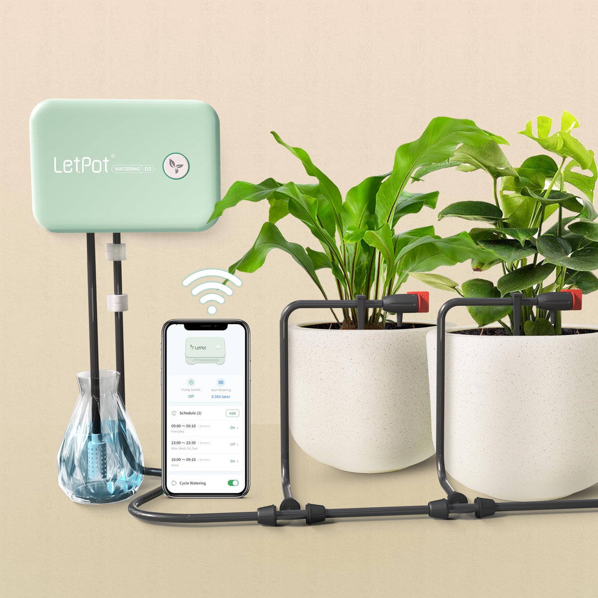 Automatic Watering System for Potted Plants