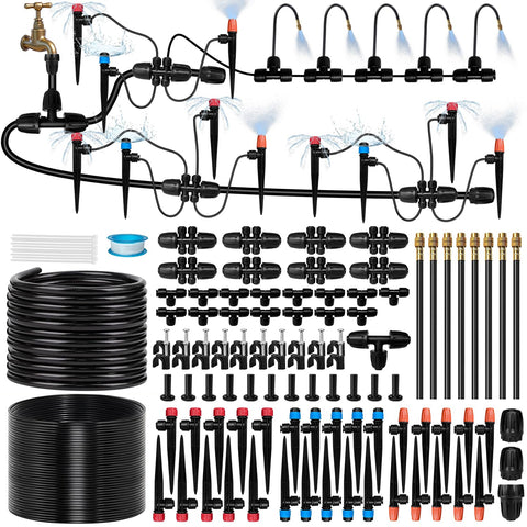 230FT Drip Irrigation System for Garden with 38pcs