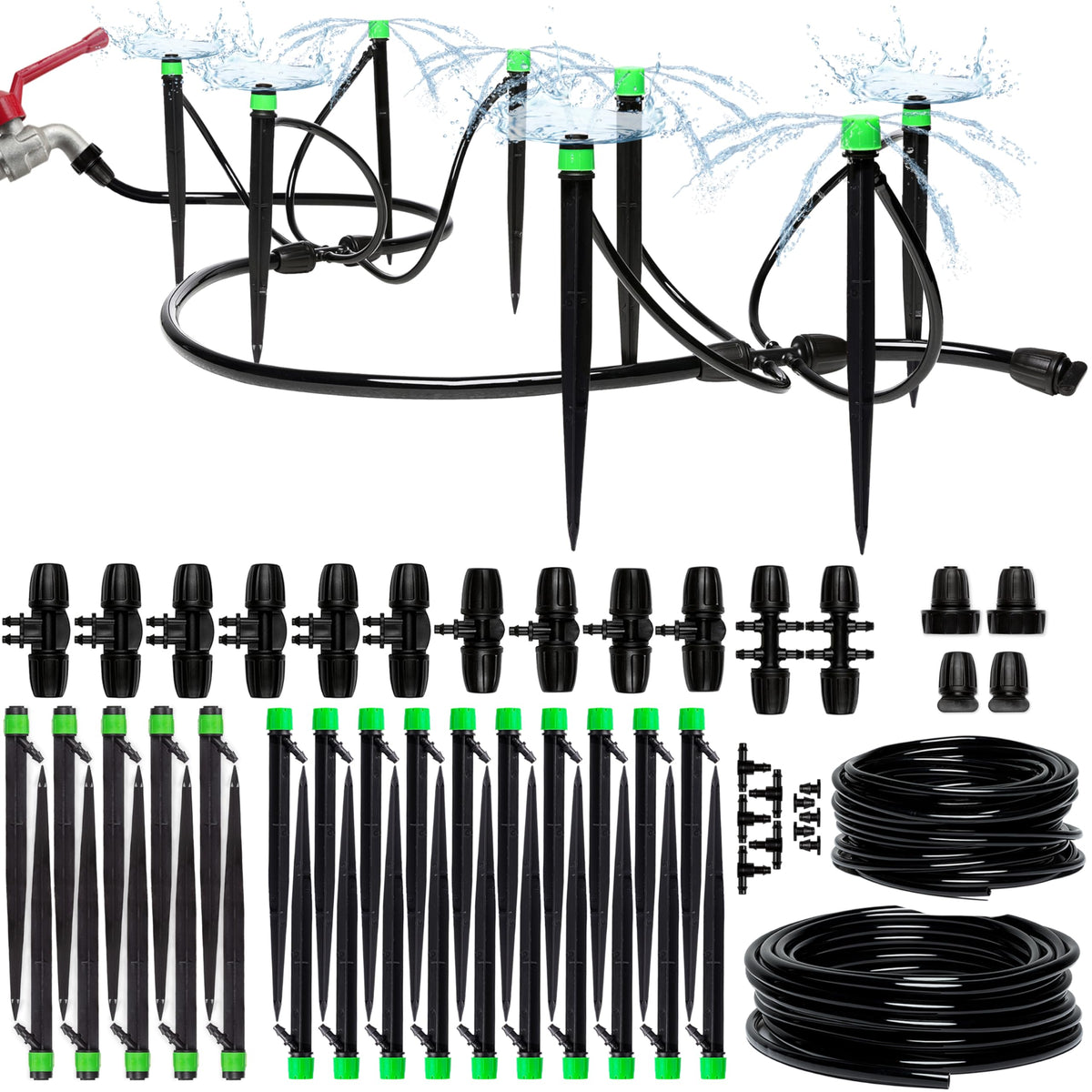 Drip Irrigation System Kit for Garden Watering